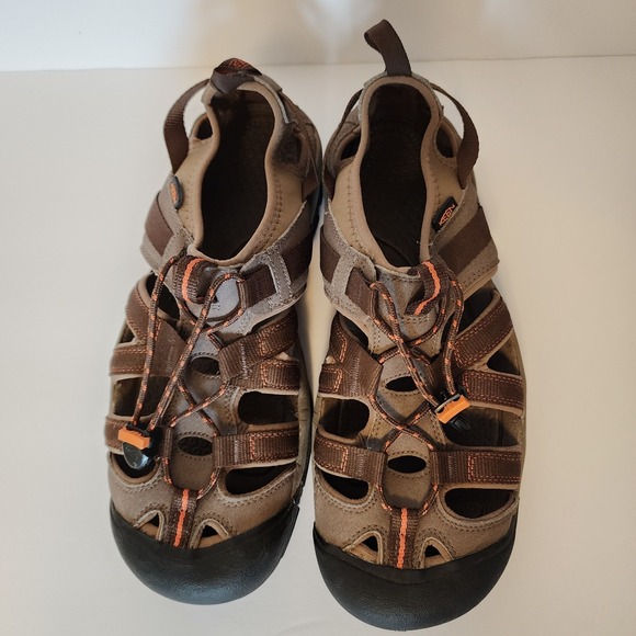 KEEN Sandals Men's Size 11 Owyhee Brown Hiking Shoes Closed Toe Gorpcore - Picture 6 of 8